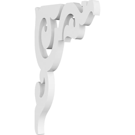 Ekena Millwork Rotherham Architectural Grade PVC Bracket, 5/8"W X 5 1/2"D X 9"H BKTP01X05X09RO
